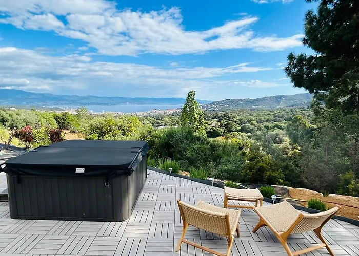 Casa Lc Chambre1 Vue Jacuzzi Vendégház Ajaccio